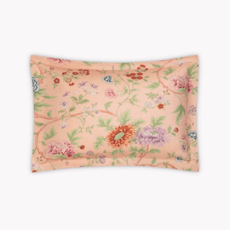 Pillow Sham - Simone Linen Bedding in Apricot by Matouk Schumacher at Fig Linens and Home