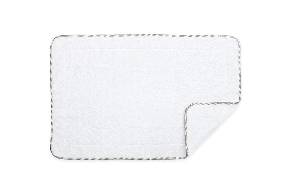 Matouk Whipstitch Nickel Tub Mats | Fig Linens and Home