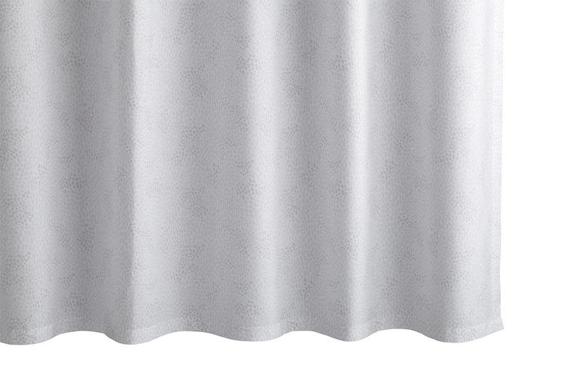 Nikita Azure Blue Shower Curtain | Matouk at Fig Linens and Home