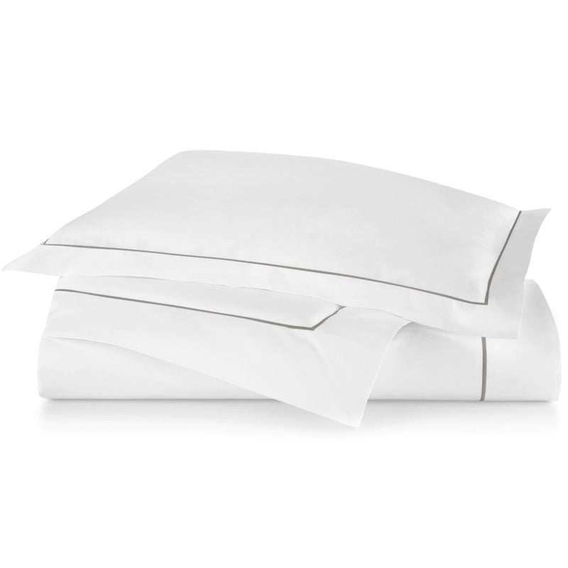 Peacock Alley Duvet Cover - Boutique Platinum Duvet at Fig Linens and Home