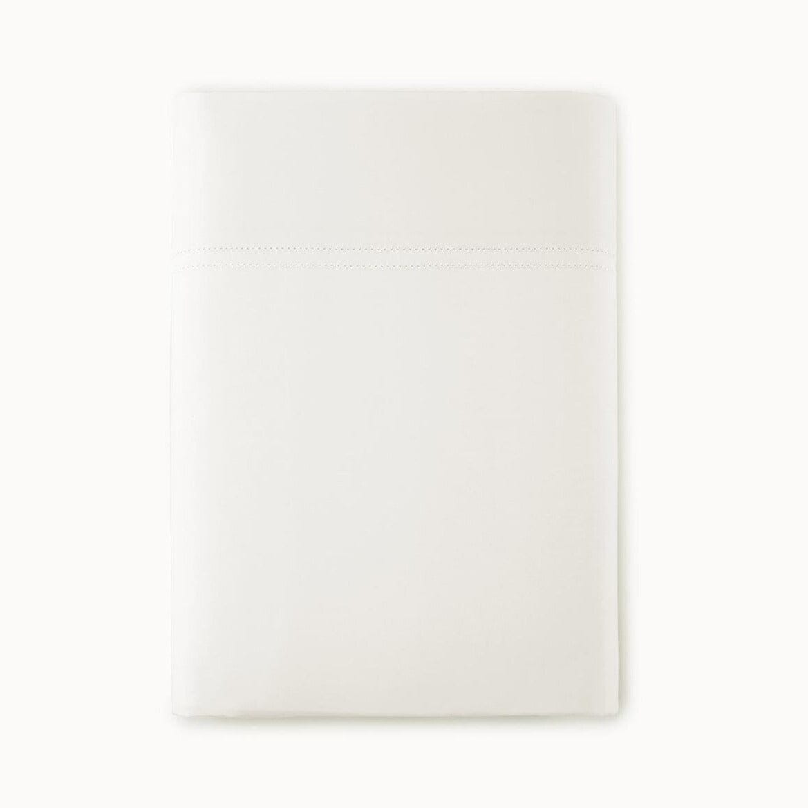 Flat Sheet - Peacock Alley Percale Cotton Bedding | Lyric Ivory at Fig Linens and Home