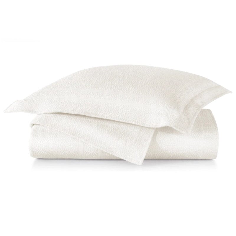 Montauk Pearl Matelassé Coverlet & Shams | Peacock Alley Bedding at Fig Linens and Home