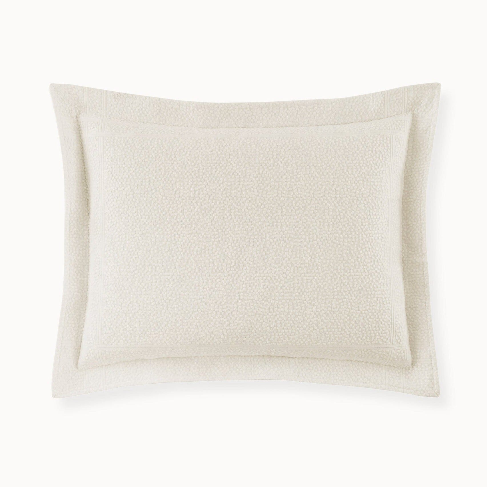 Pillow Sham - Montauk Linen Matelasse by Peacock Alley | Fig Linens and Home