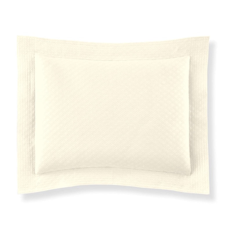 Peacock Alley Pillow - Alyssa Natural Matelasse Pillow Sham