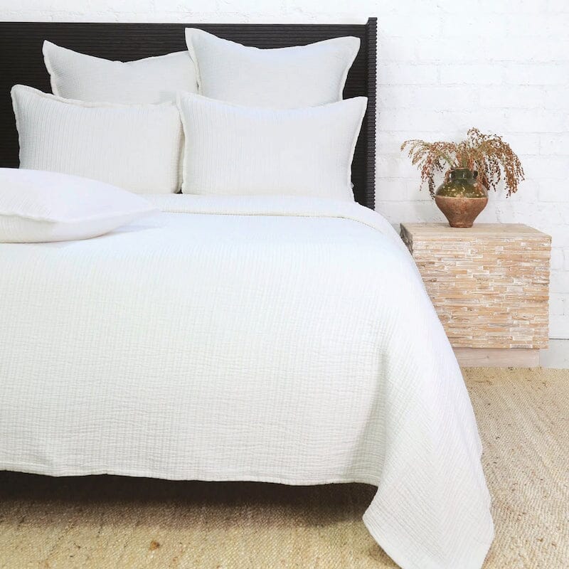 Coverlet - Chatham Cream Matelasse by Pom Pom at Home at Fig Linens and Home