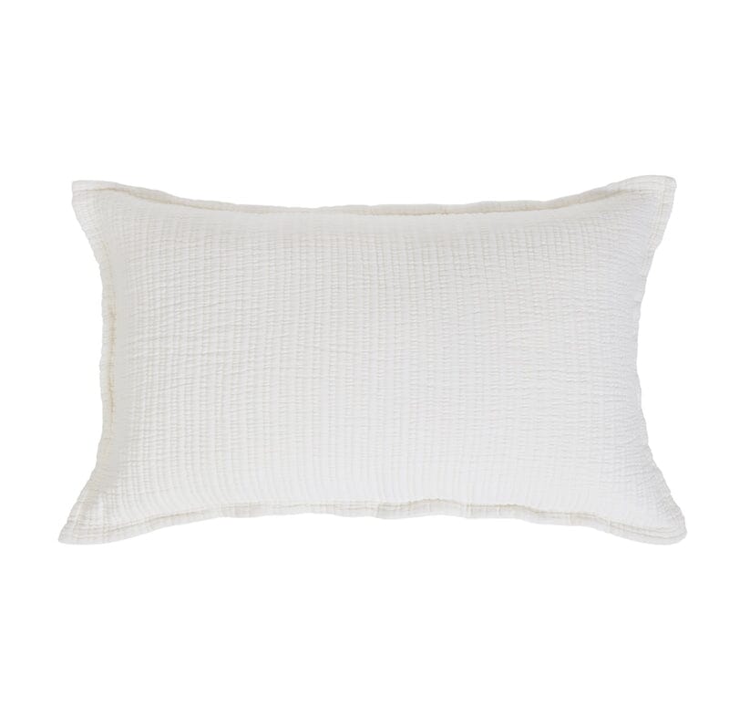 King Pillow Sham - Chatham Cream Matelasse by Pom Pom at Home at Fig Linens and Home