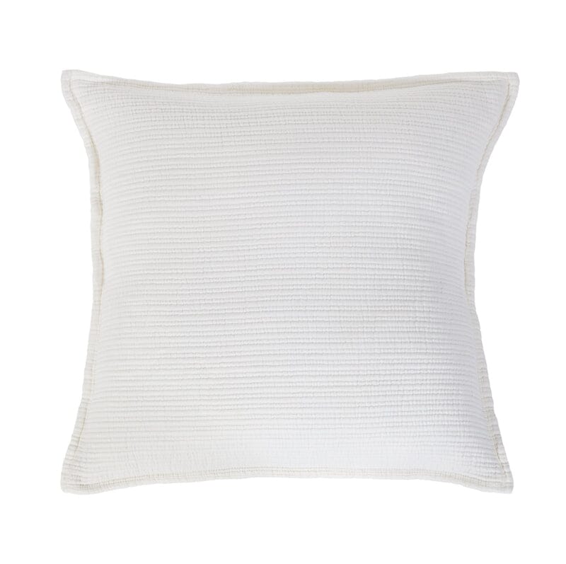 European Square Sham - Chatham Cream Matelasse by Pom Pom at Home at Fig Linens and Home
