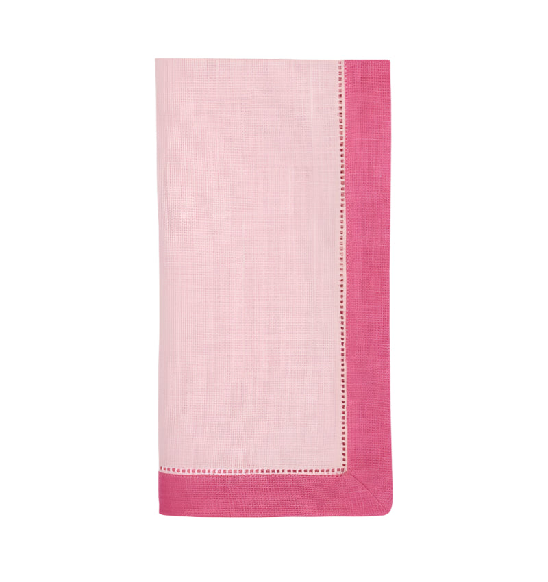 Roma CARNATION PINK - Set of 4 Linen Napkins - Sferra
