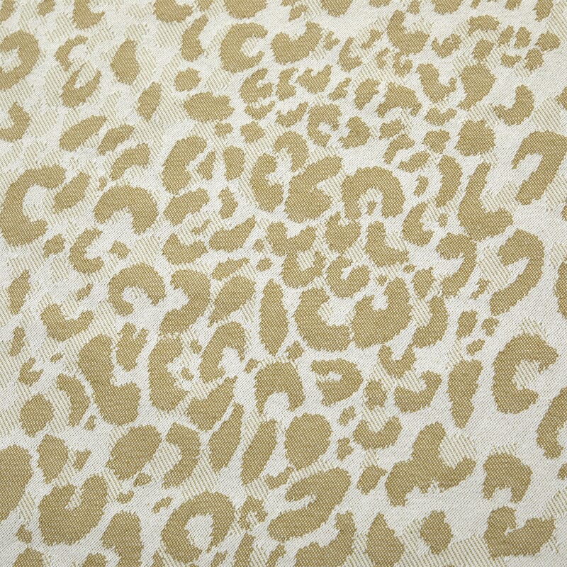 Yves Delorme Leopards Tea Towel | Kitchen Linens Fabric Texture and Pattern detail 1