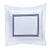 Windsor Navy Blue Pillow Sham - Downright Bedding at Fig Linens and Home