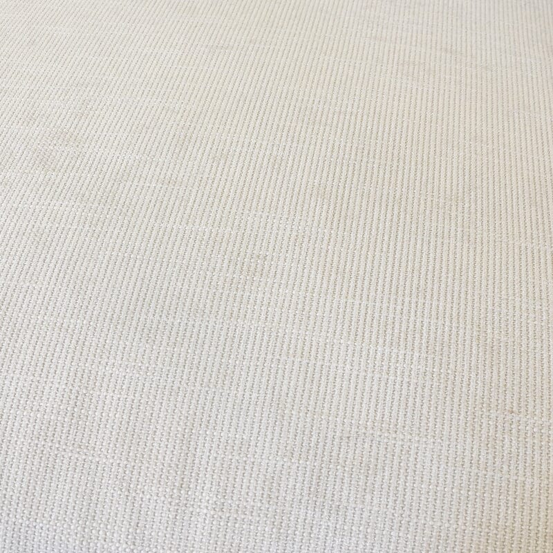 Kaleb WINGBACK SOFA WITH CERUSED OAK FEET IN IVORY PLAIN WEAVE UPHOLSTERY - Fabric Details