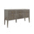 Palmer 6-Drawer Buffet Table Angle - Smoke Grey - Worlds Away at Fig Linens and Home
