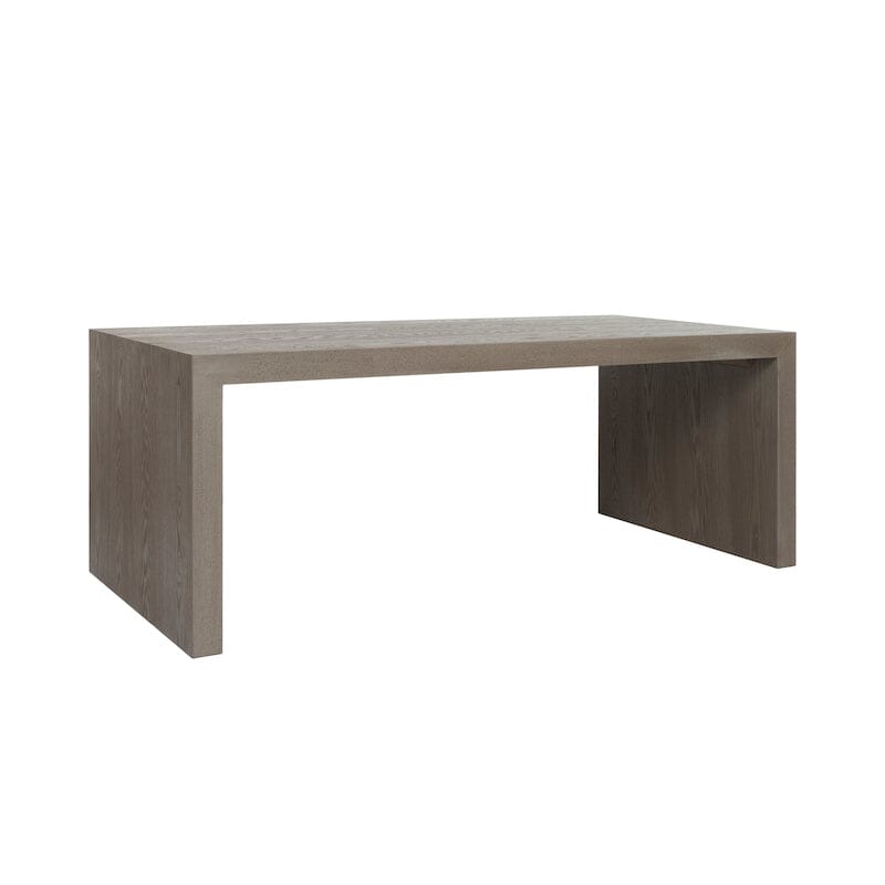 Coffee Table | Kenneth Smoke Grey Coffee Table by Worlds Away Angle View - Rectangular Coffee Table