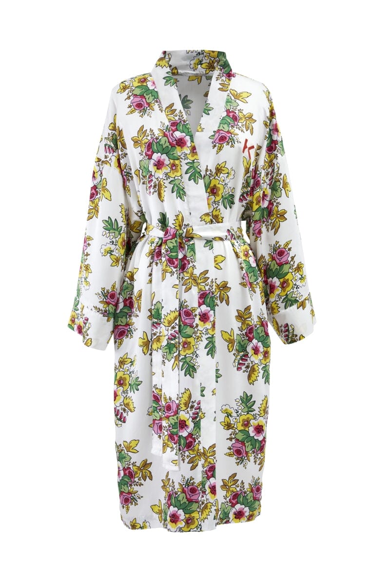 Kenzo Paris K POPFLOWER Kimono Bathrobe (Women's) - Kimono Bathrobe - Fig Linens and Home