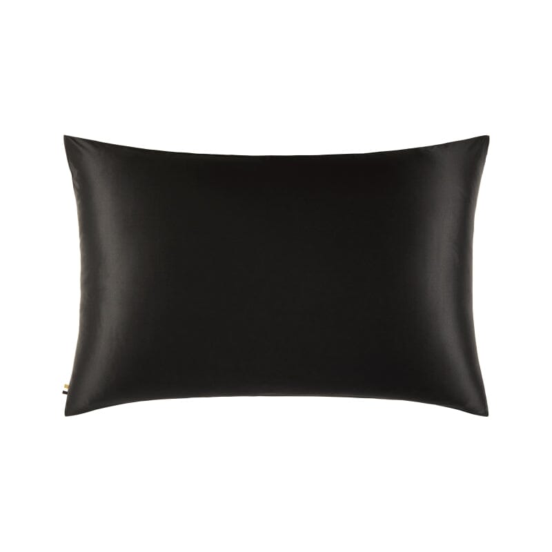 Hugo Boss Home SILK SHAM Black Silk Sham Standard (Single) in a box - Fig Linens and Home