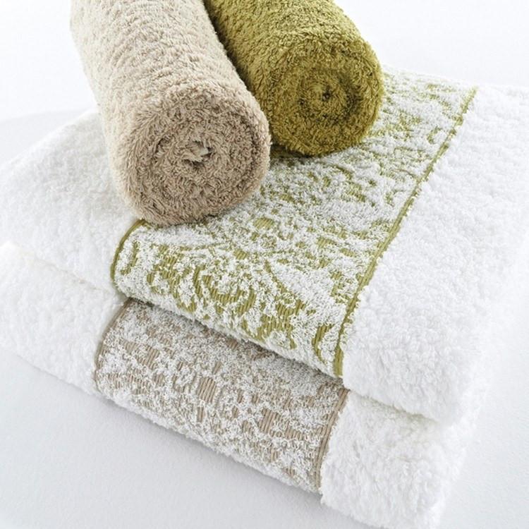 Nymphea Towels by Abyss and Habidecor Euro Hand 21x39 Bluestone at FIG LINENS AND HOME 1