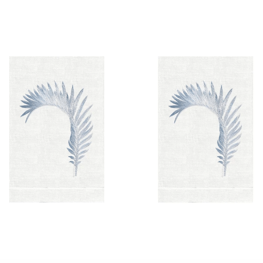 Anali Linen Guest Towels (Set of 2) | Fig Linens and Home