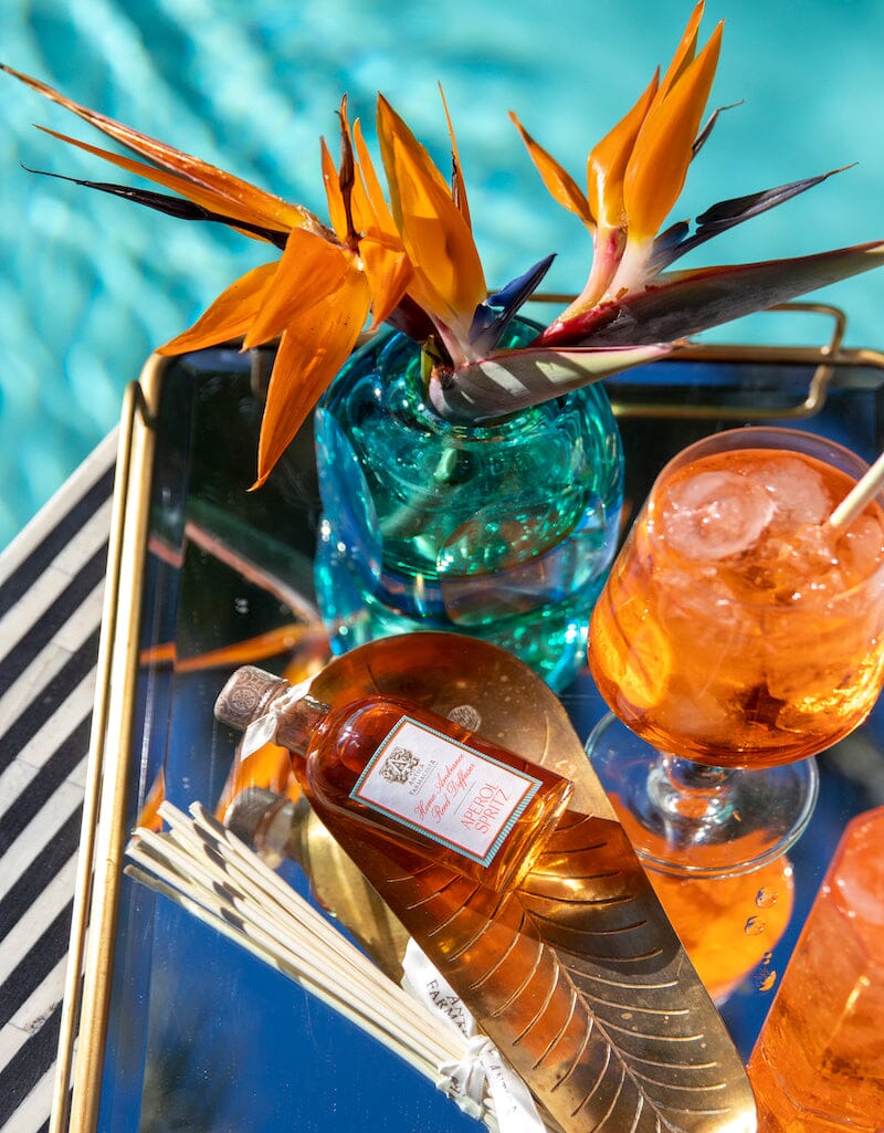 100ml Aperol Spritz Petite Diffuser by Antica Farmacista - Lifestyle Image - Fig Linens and Home