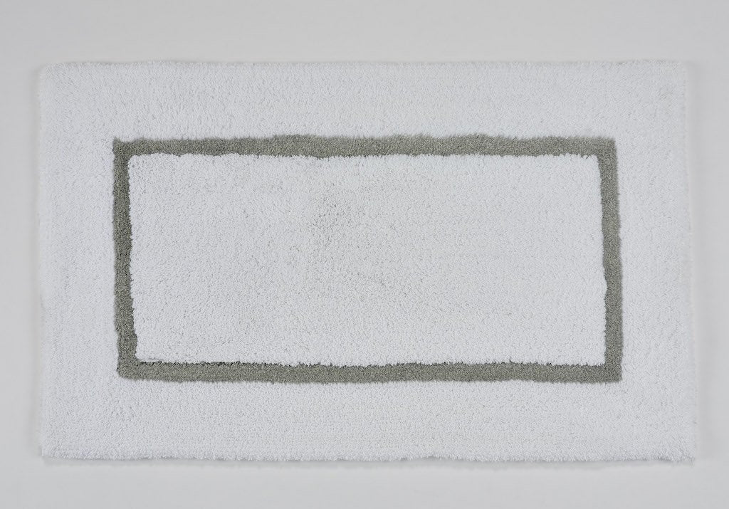 Fig Linens - Karat Silver Bath Rug by Abyss and Habidecor