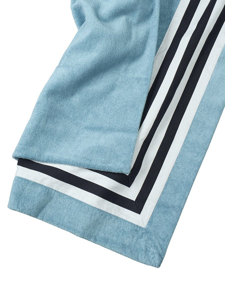 Cannes Beach Towels by Abyss and Habidecor - Atlantic Blue 309 Pool Towel View 1
