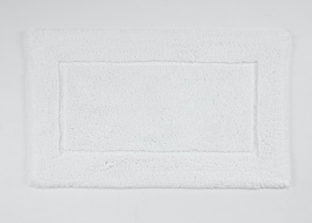 Fig Linens - White Must Bath Rug by Abyss & Habidecor - 23x23"