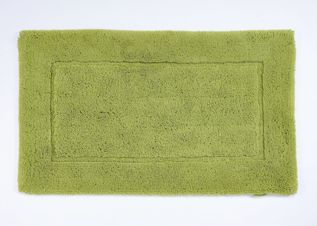 Fig Linens - Abyss & Habidecor Must Rug - Apple Green Bath Rug -27x47