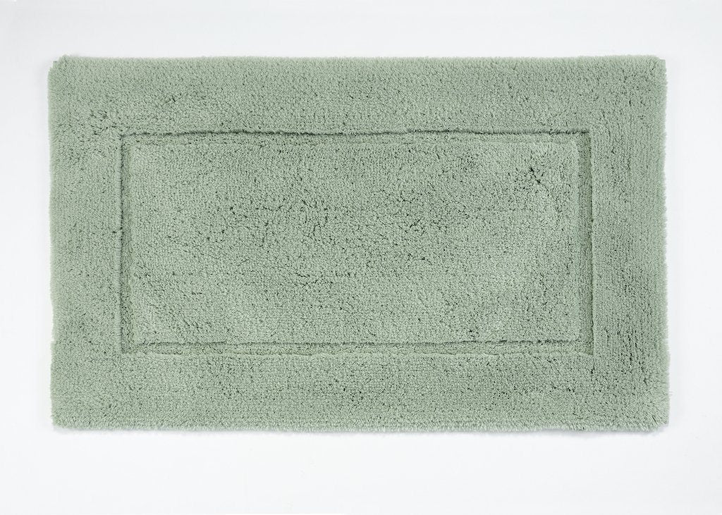 Fig Linens - Must Rug by Abyss & Habidecor - Aqua Bath Rug - 23x23"
