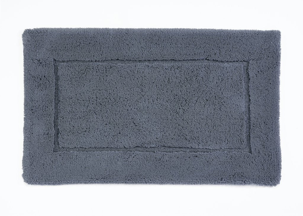 Fig Linens - Must Rug by Abyss & Habidecor - Denim Bath Rug - 23x23"