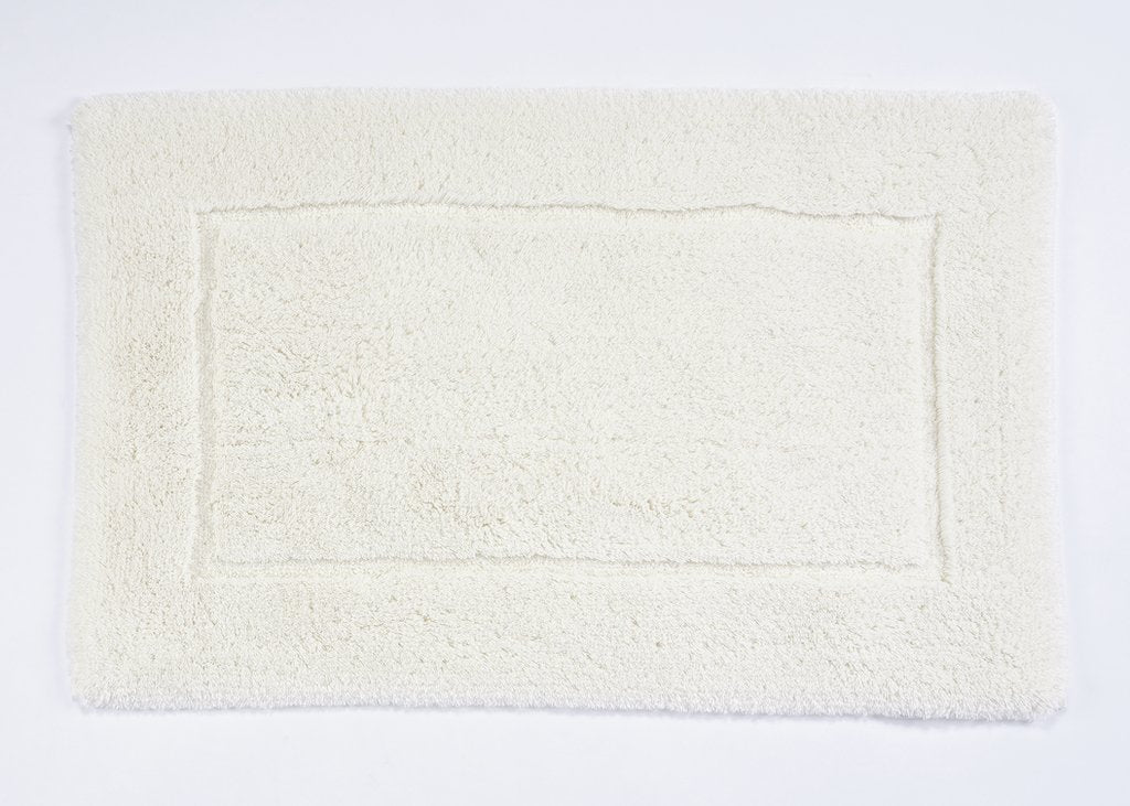 Fig Linens - Must Ivory Bath Rug by Abyss & Habidecor - 23x23"