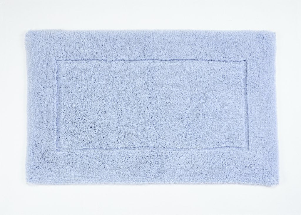 Fig Linens - Must Rug by Abyss & Habidecor - Powder Blue Bath Rug - 23x23"
