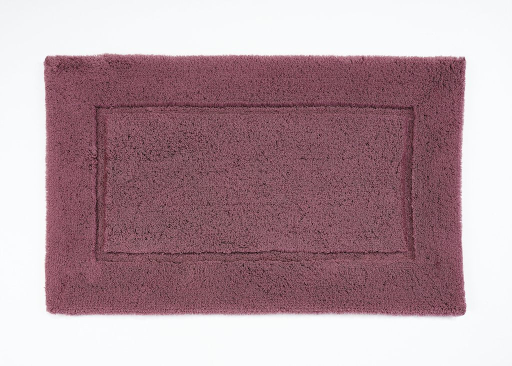 Fig Linens - Abyss & Habidecor Must Rug - Rosewood Bath Rug -27x47