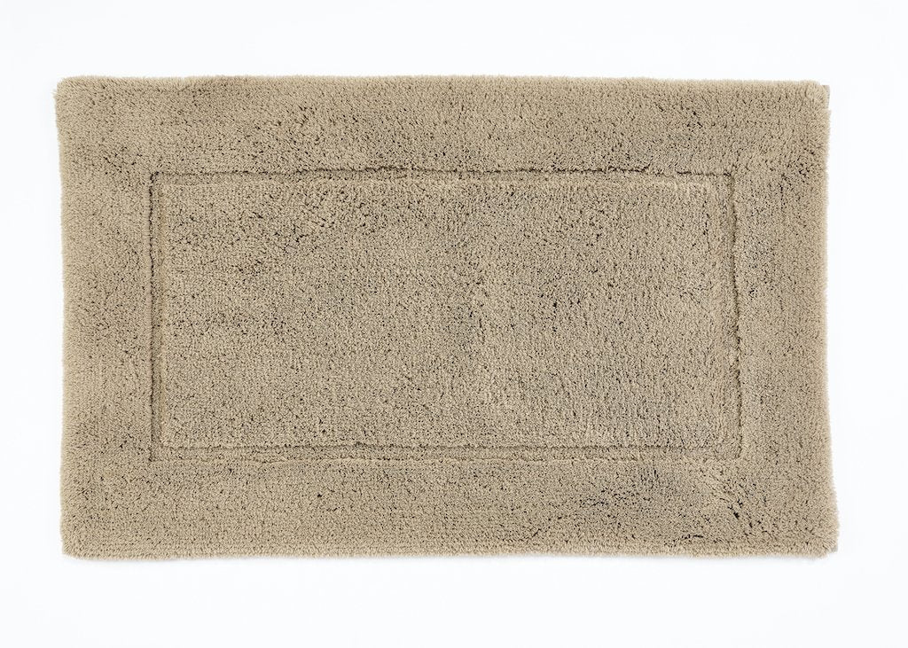 Fig Linens - Must Rug by Abyss & Habidecor - Taupe Bath Rug - 23x23"