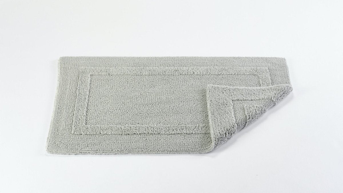 Fig Linens - 23x39 Reversible Bath Rug by Abyss & Habidecor - Platinum