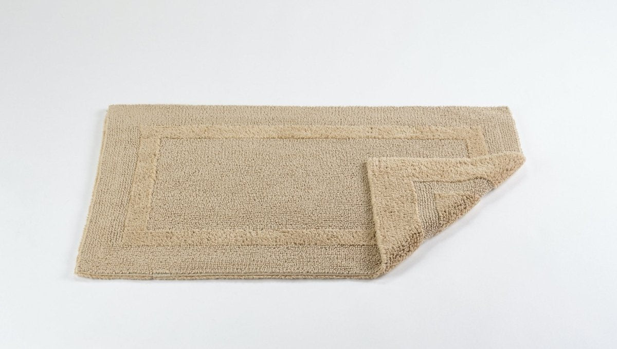Fig Linens - 20x31 Reversible Bath Rug by Abyss & Habidecor - Sand