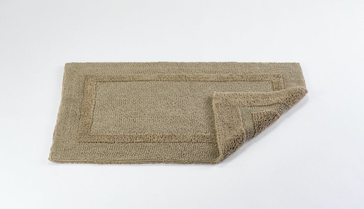 Fig Linens - 20x31 Reversible Bath Rug by Abyss & Habidecor - Taupe