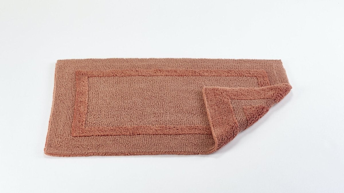 Fig Linens - 20x31 Reversible Bath Rug by Abyss & Habidecor - Terracotta