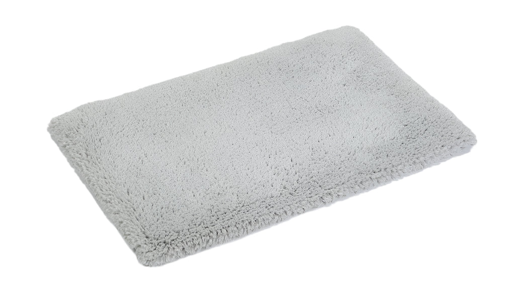 Fig Linens - Shag Platinum Bath Rug by Abyss and Habidecor - Runner 20x78