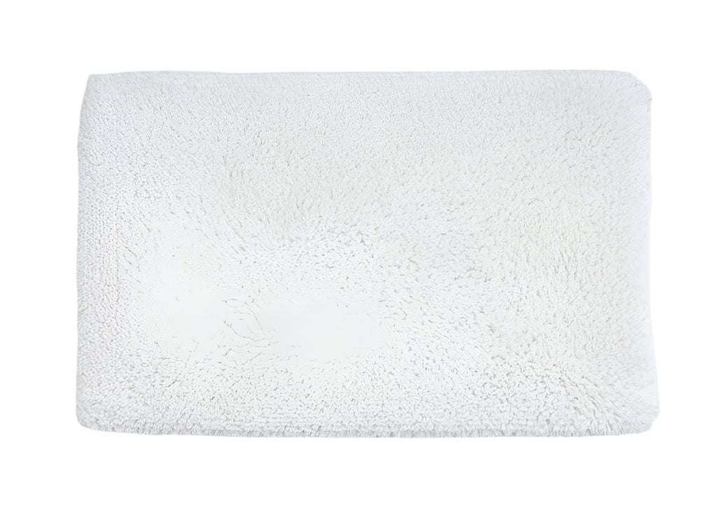 Shag White Rug by Abyss and Habidecor - 23x39 Bath Rug