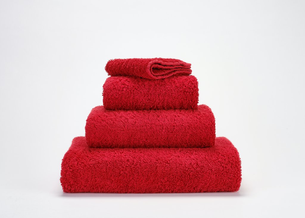 Fig Linens - Abyss and Habidecor Super Pile Bath Towels - Lipstick