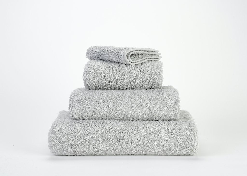 Fig Linens - Abyss and Habidecor Super Pile Bath Towels - Platinum
