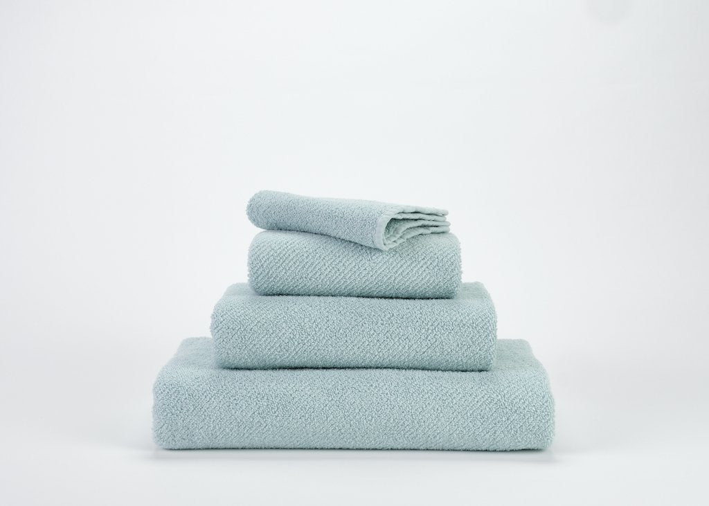 Fig Linens - Twill Bath Towels by Abyss and Habidecor -  Ice