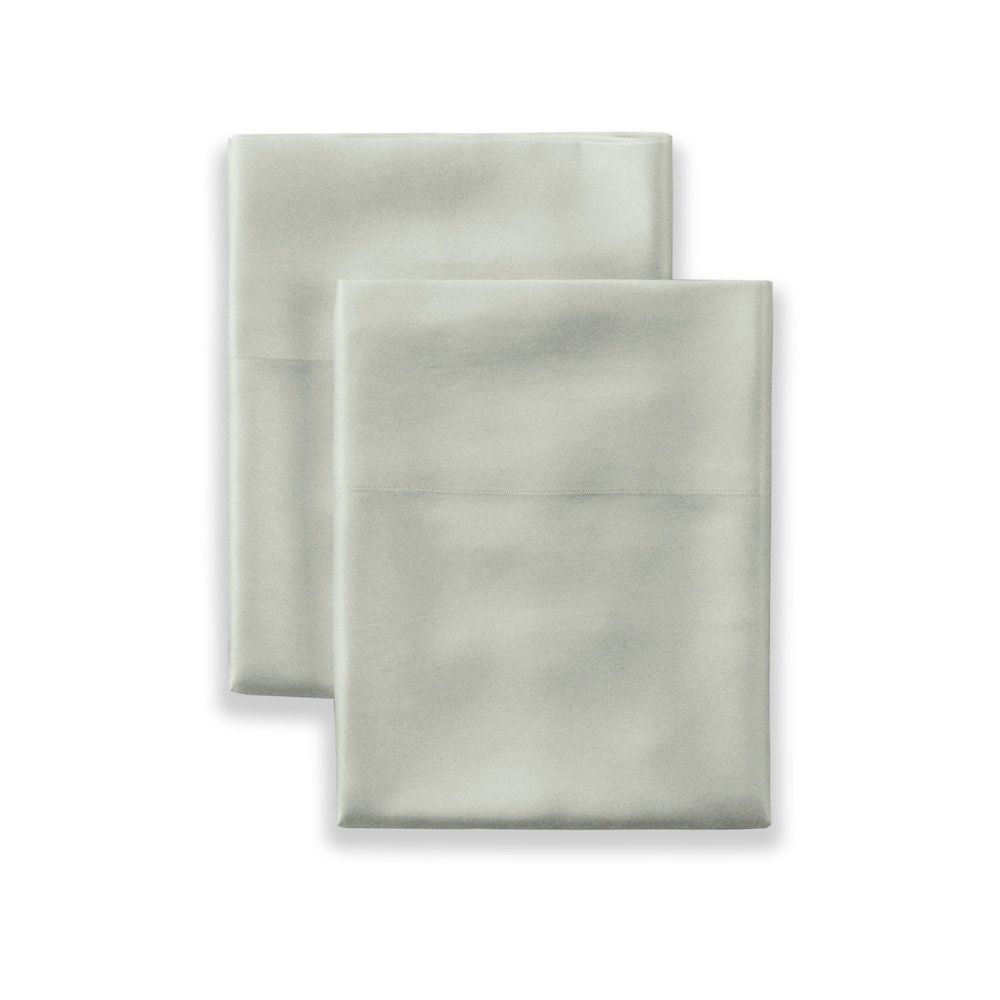 Frost Charmeuse Basics Pillowcases by Ann Gish - Fig Linens