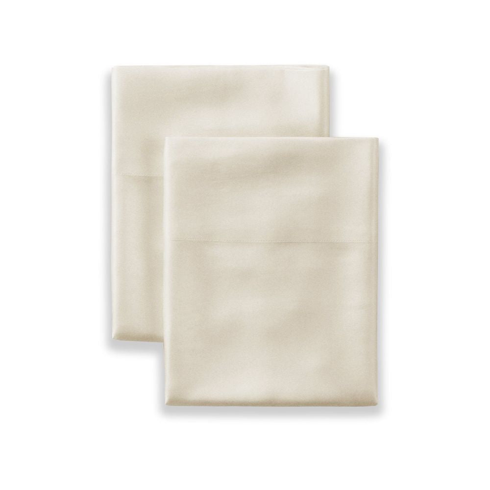Ivory Charmeuse Basics Pillowcases by Ann Gish - Fig Linens