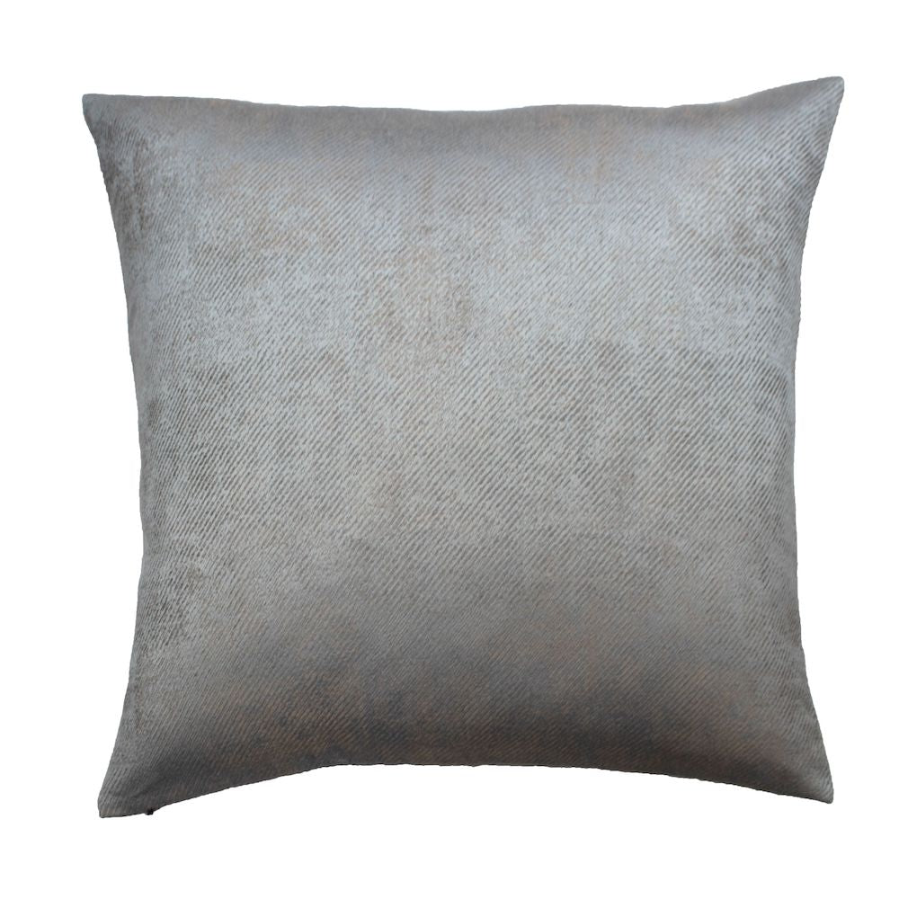 Platinum Chino Square Decorative Pillows by Ann Gish | Fig Linens