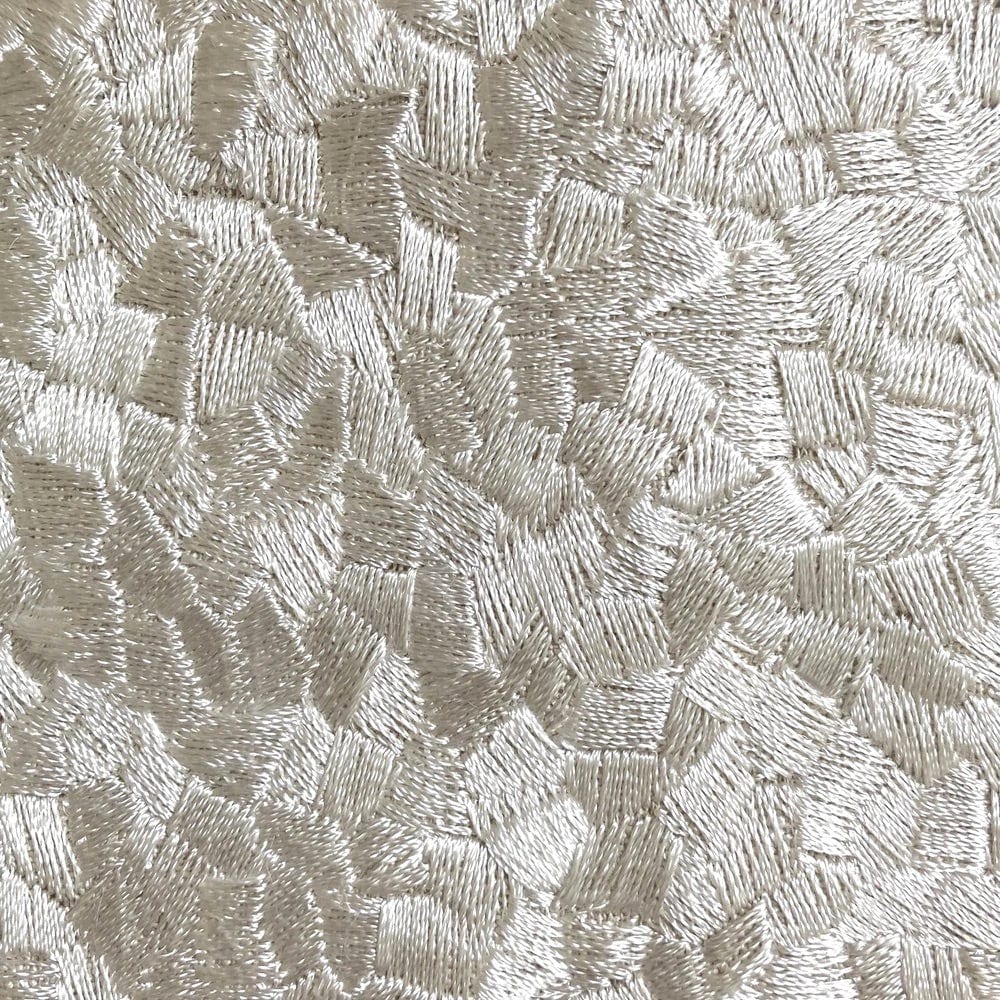 Ann Gish Diamond Dust Decorative Pillows by Ann Gish - 20” x 20” Pearl at FIG LINENS AND HOME - 4