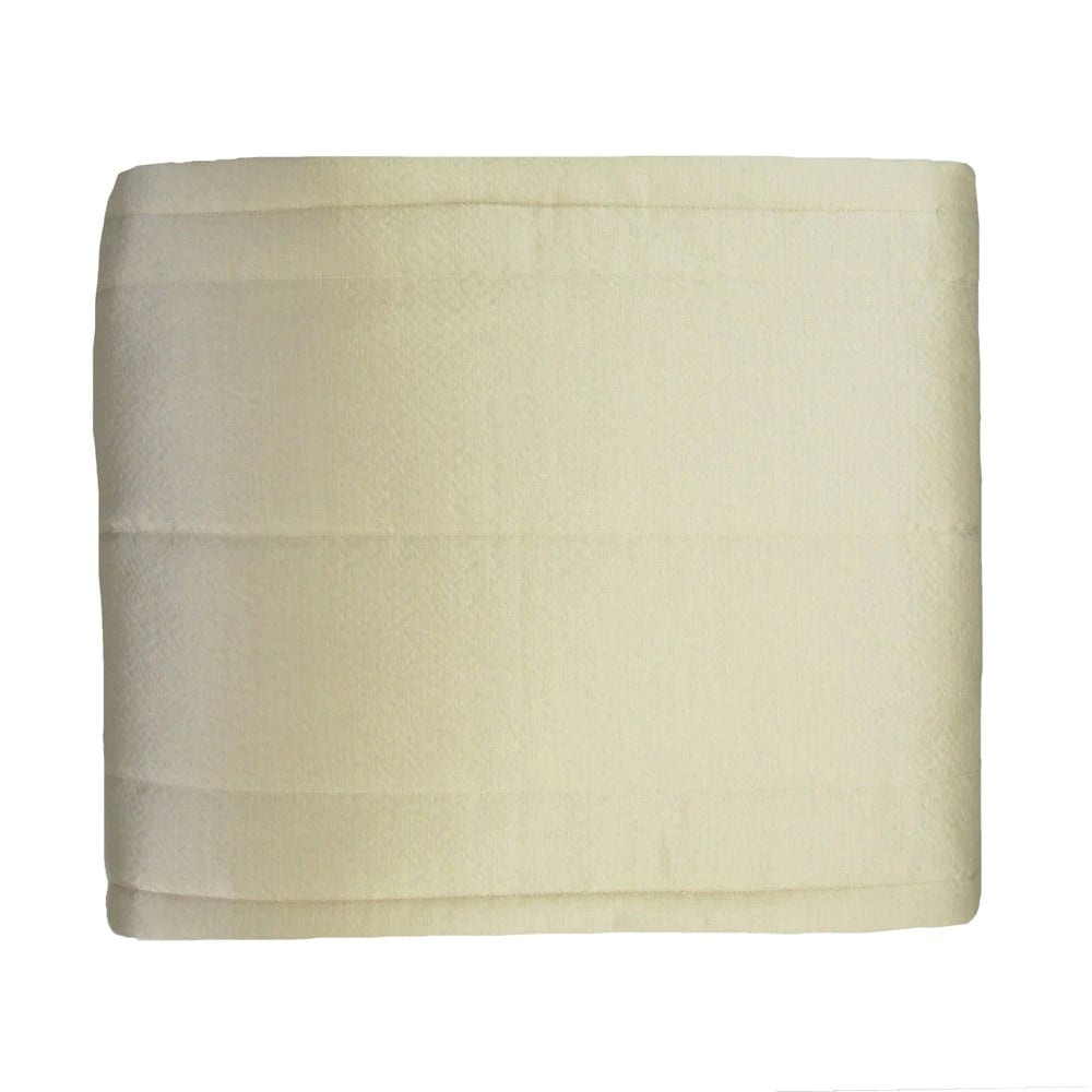 Fig Linens - Hammered Champagne Box Spring Cover by Ann Gish