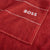 Plain Red Bath Towels by Hugo Boss | Fig Linens