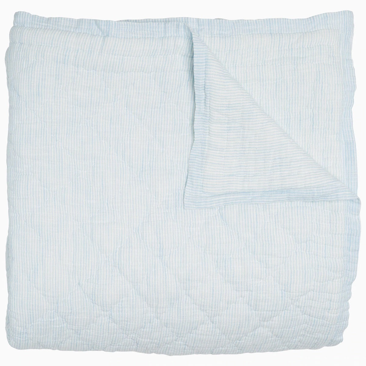 Sagana Light Indigo Quilt by John Robshaw | Fig Linens and Home