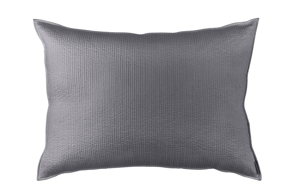 Fig Linens - Retro Pewter Bedding by Lili Alessandra - Sham