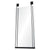Mirror Home - Black Nickel Wall Mirror with Decorative Mounting Plates - Side